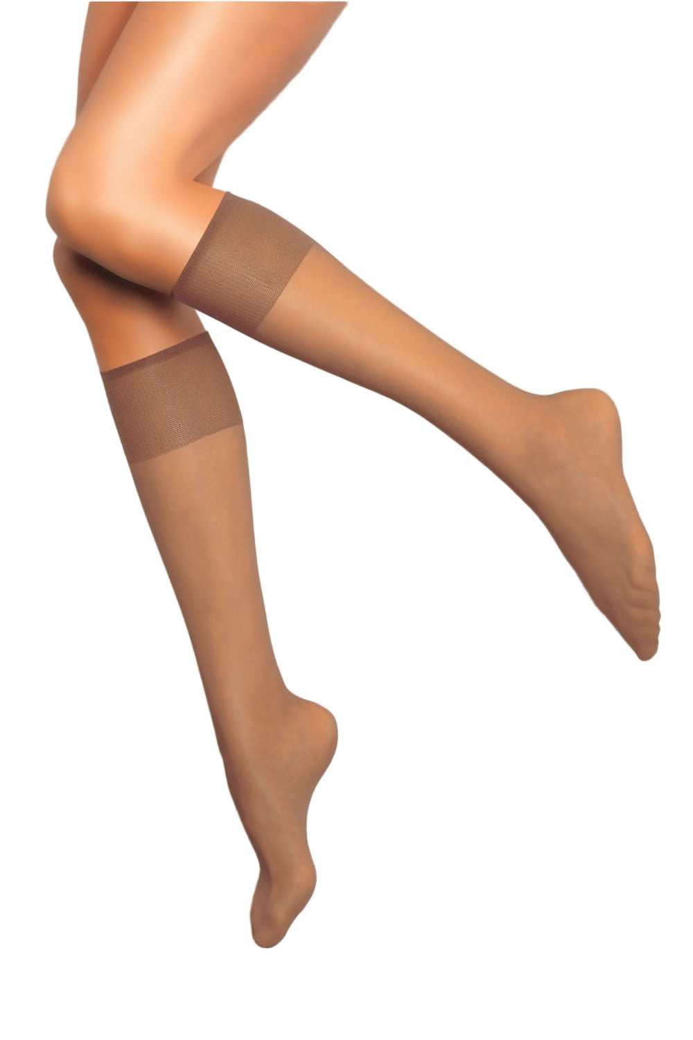 Silk Satin Sheen Knee Highs 2 Pair Pack 03/04155