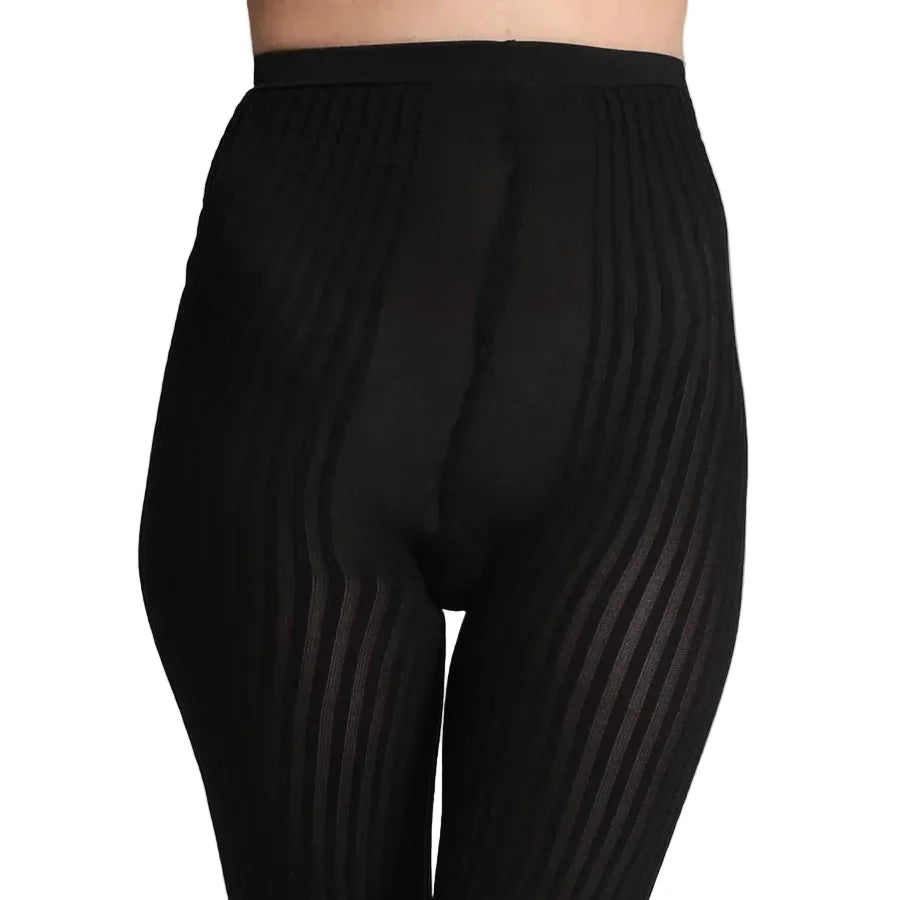 Chunky Ribbed Design Sheer To Waist Tights 03/02481