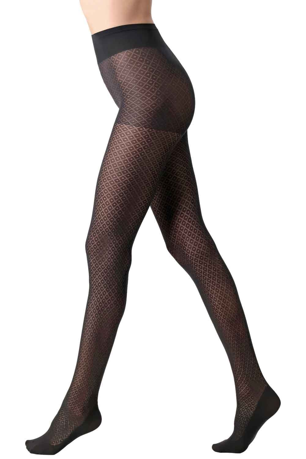 Eco Sneakers Trendy Black Regular Tights