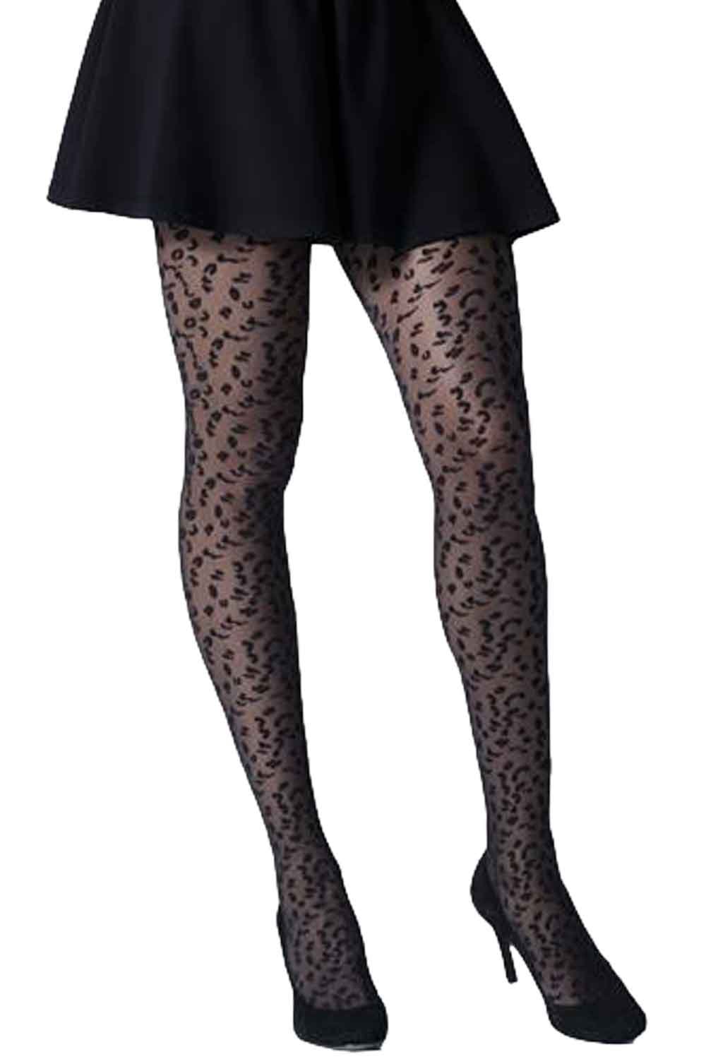 Leopard Mesh Tights 1819