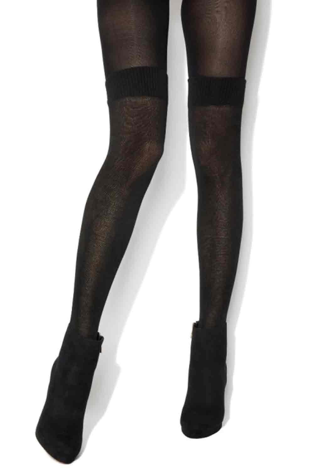 Jonathan Aston Boot Sock Tights - Knee High Sock Effect