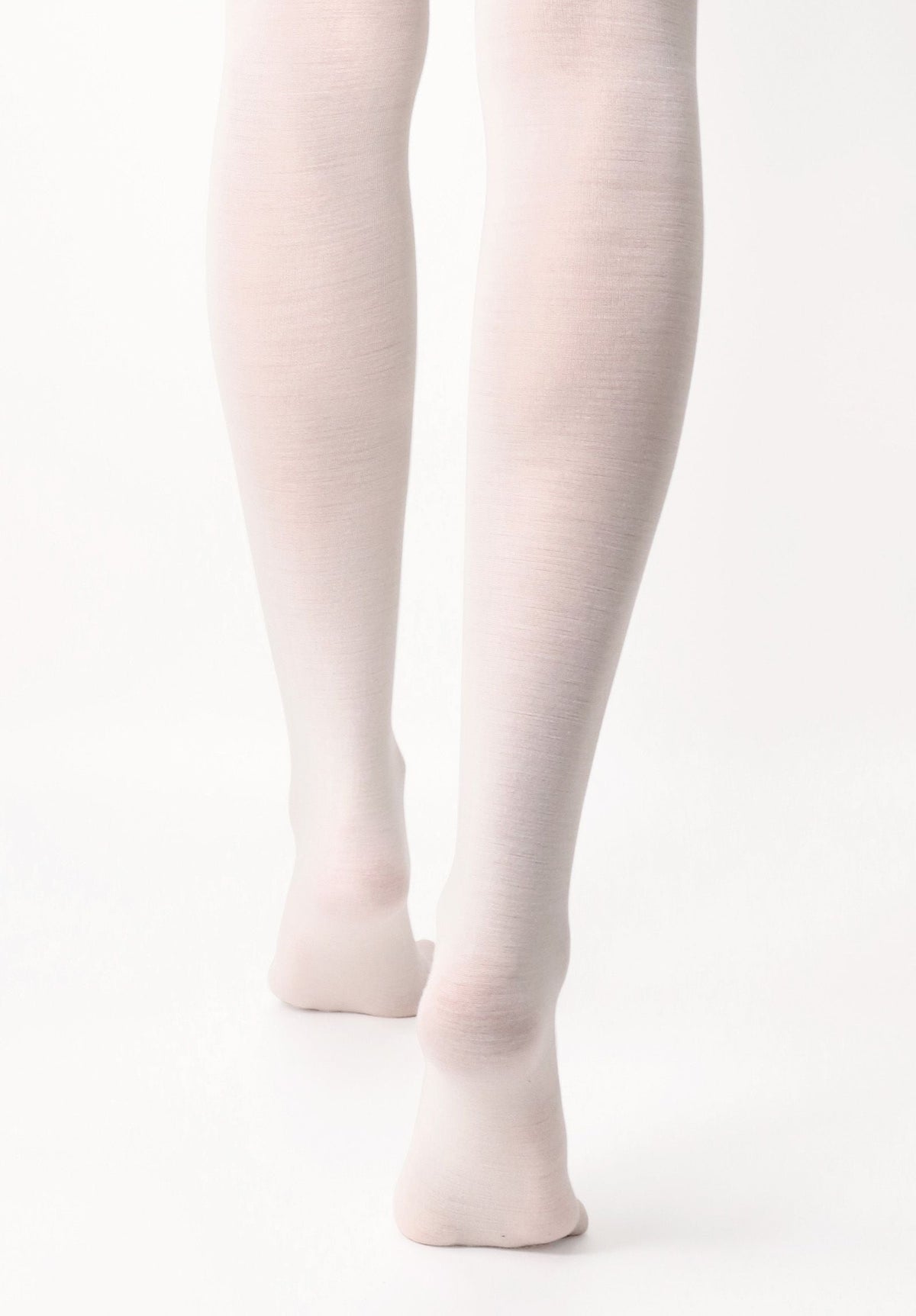 Superwash Wool Opaque Tights Nives - Wool White