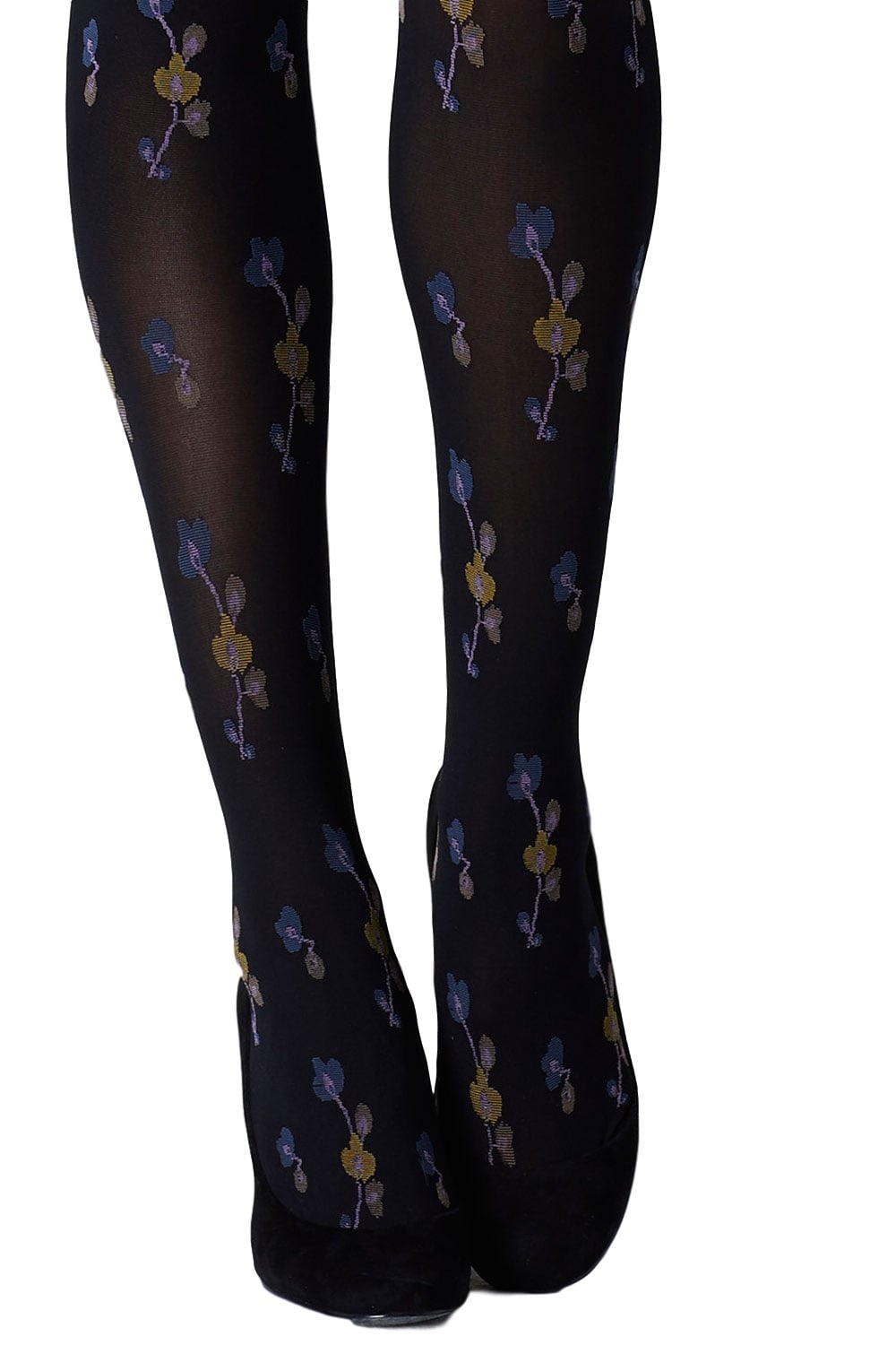 Oriental Flower Tights 1387