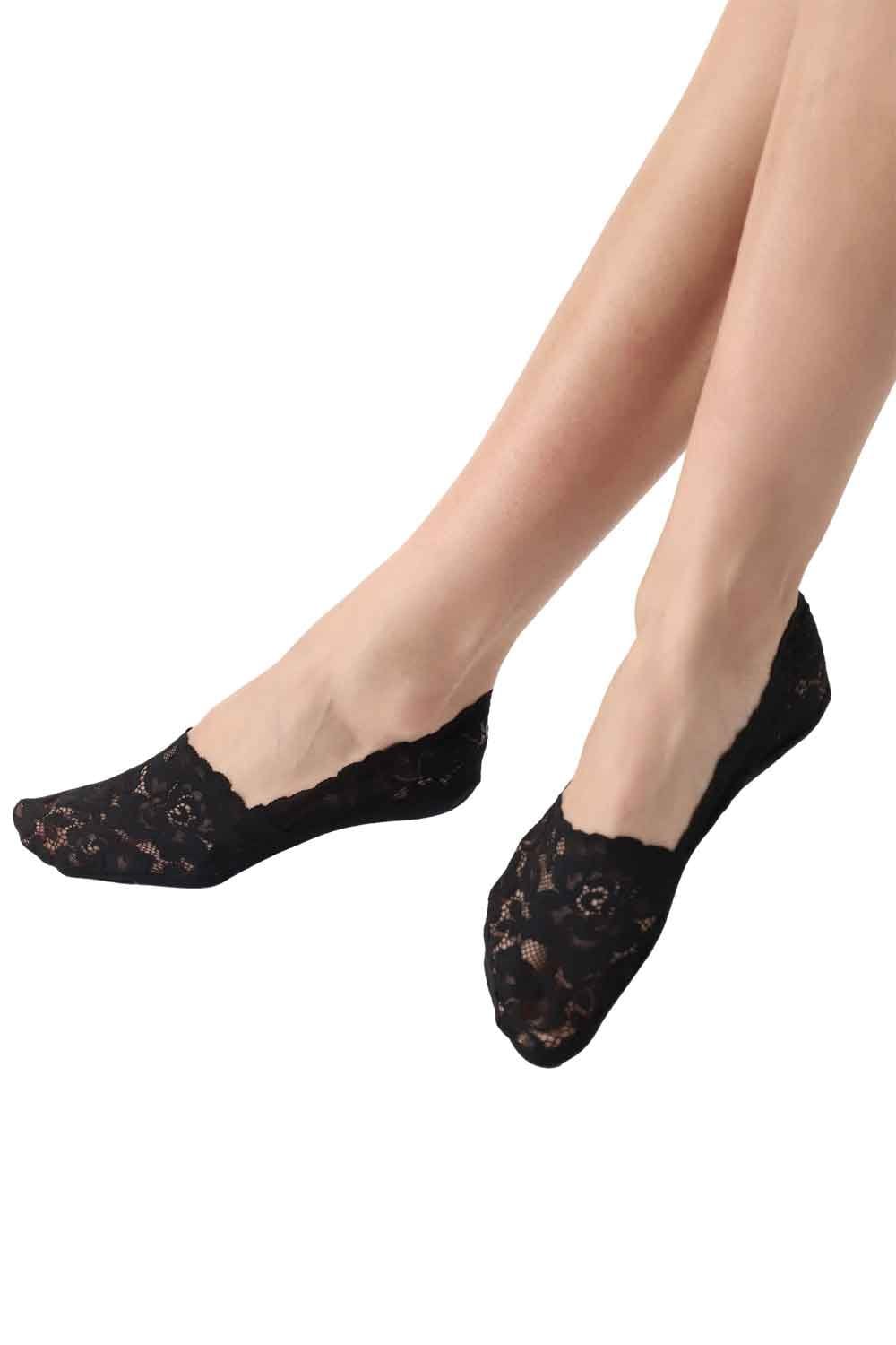 Lacy No Show Socks
