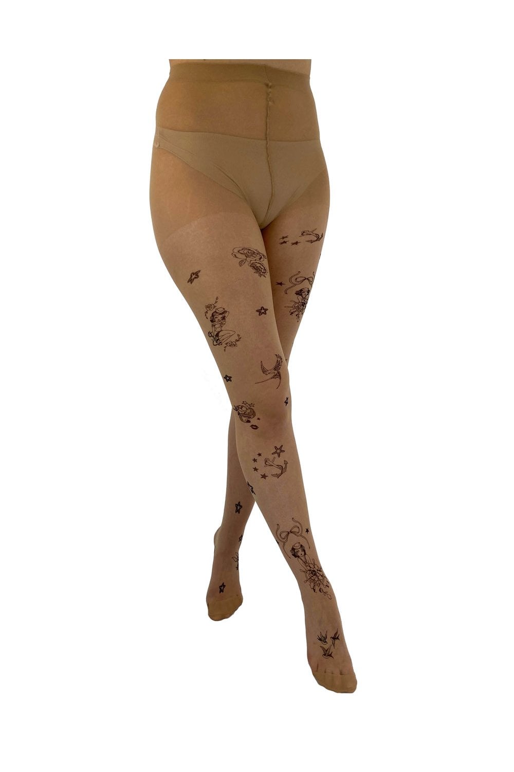 Tattoo Sailor Girl Tights
