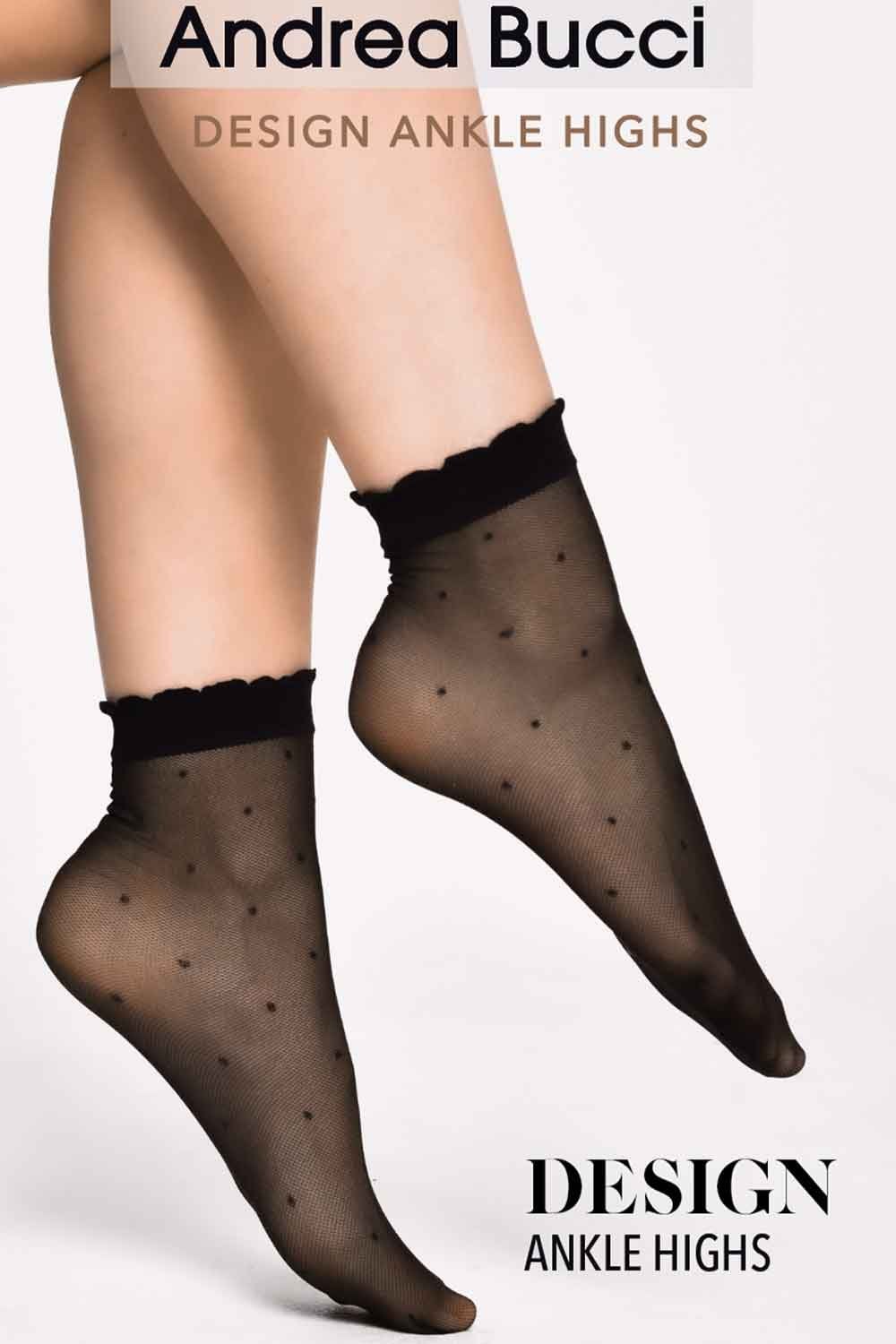 Polka Dot Ankle Highs 03/04162