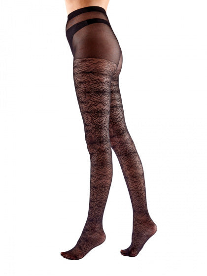 Halloween Cobweb Pattern Tights AXZ1
