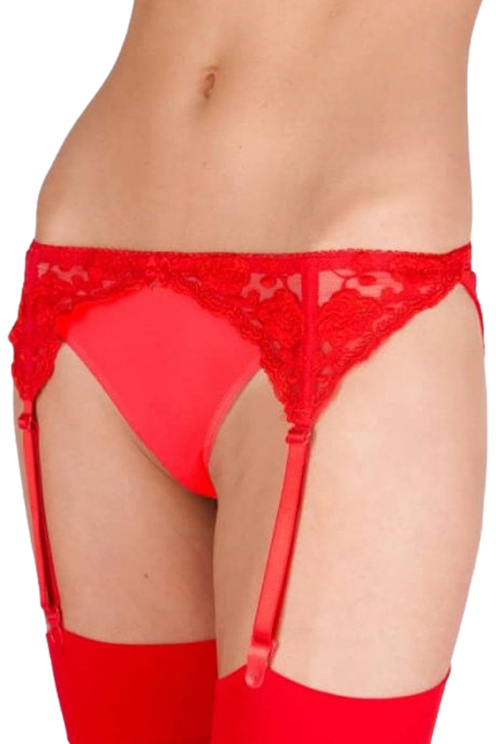 Lace Narrow Suspender Belt