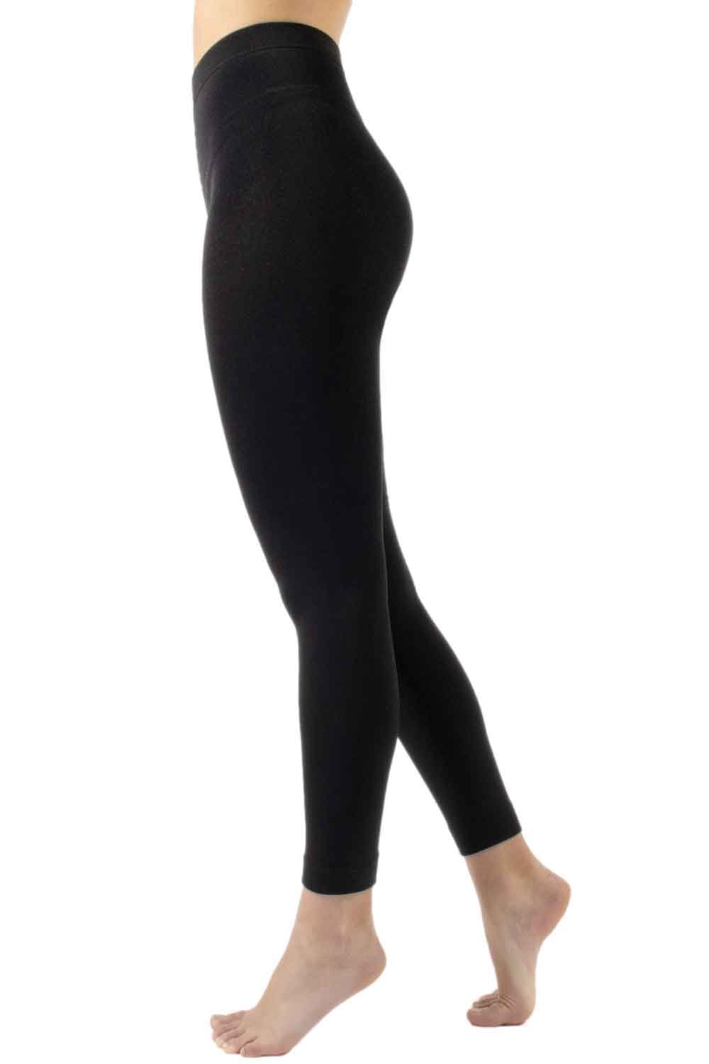 Thermal Fleece Lined 300 Denier Footless Tights