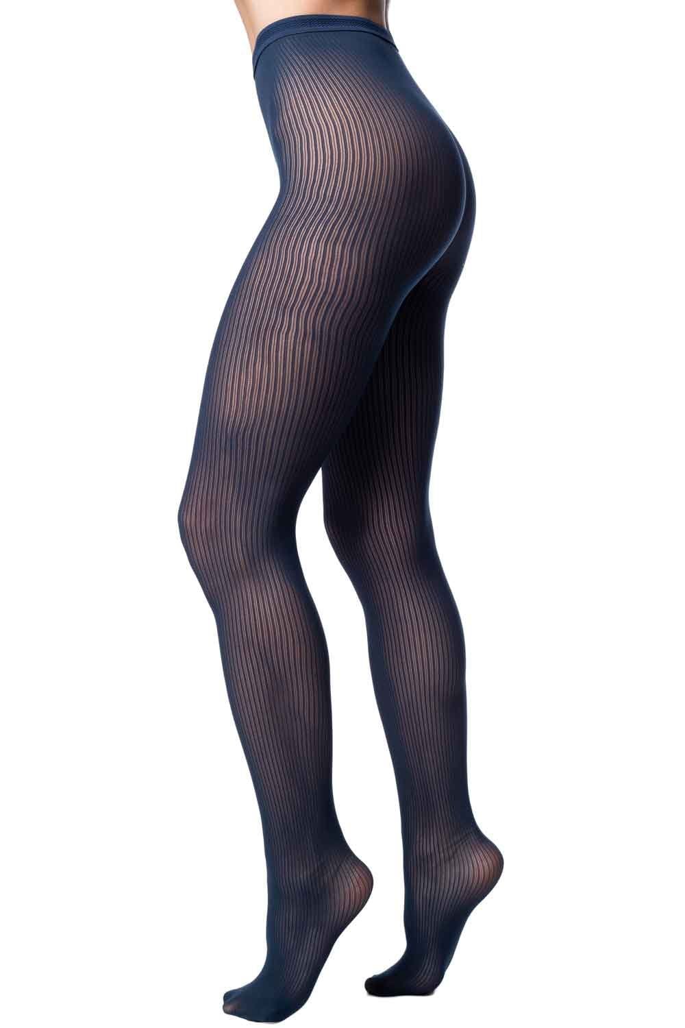 Dubhe Ribbed Mesh Tights
