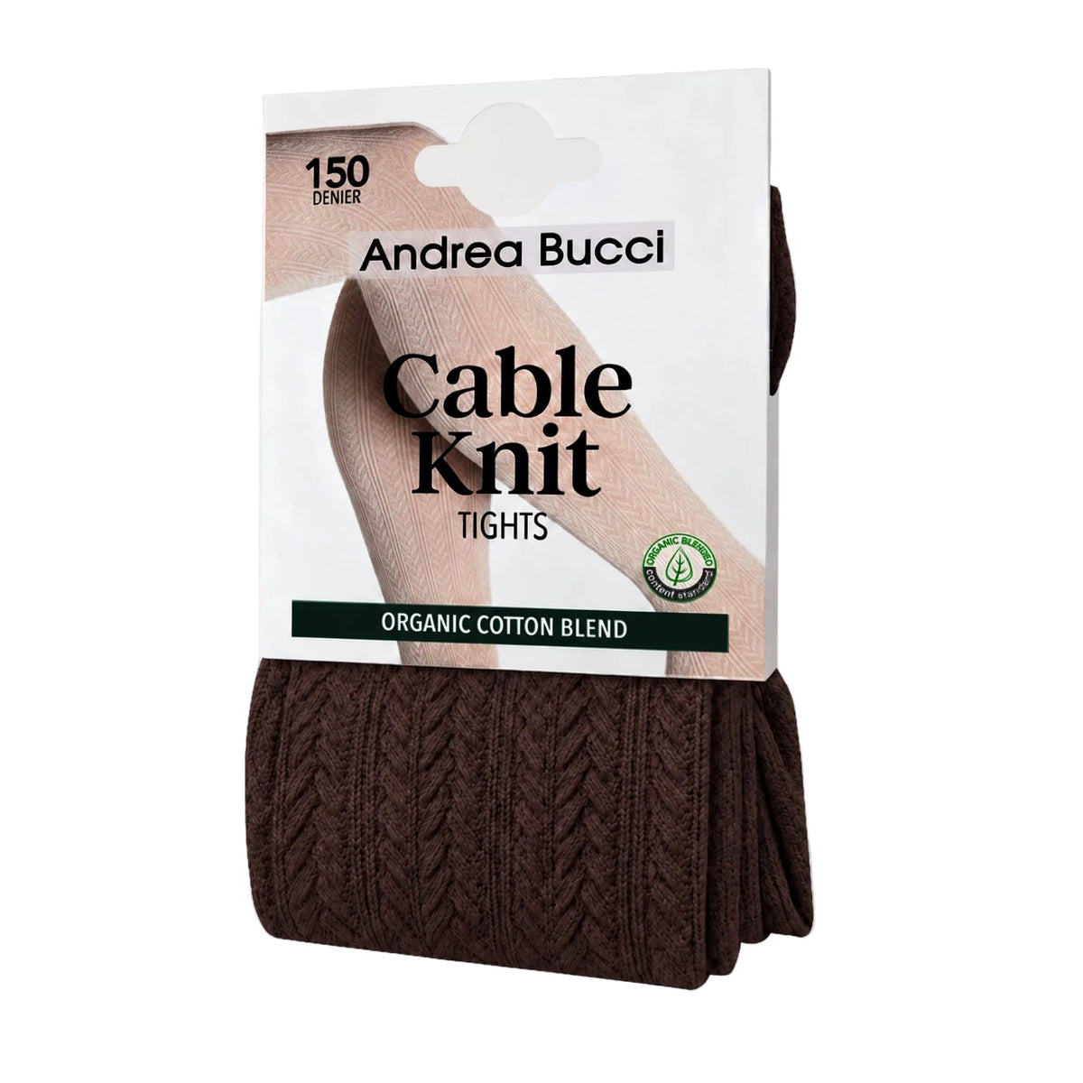 Organic Cotton Blend Cable Knit Tights 03/03778