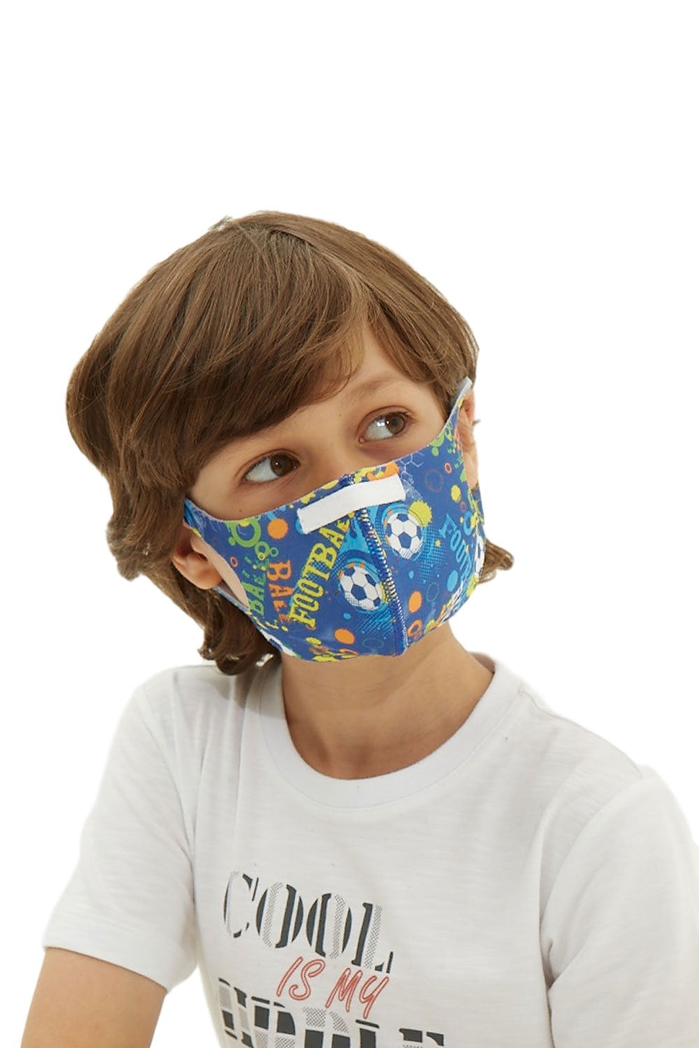 3D Spacer Masks Non Medical - Child 7-12 Years - Football Design