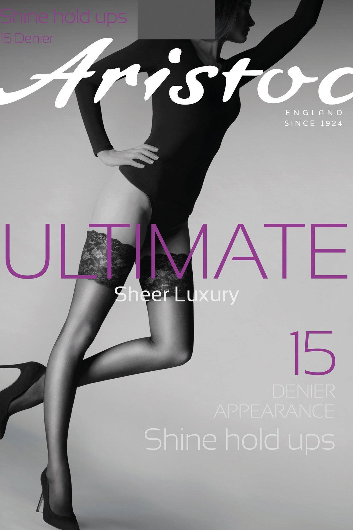 Ultimate Sheer Luxury Shine 15 Denier Hold Ups AVZ5