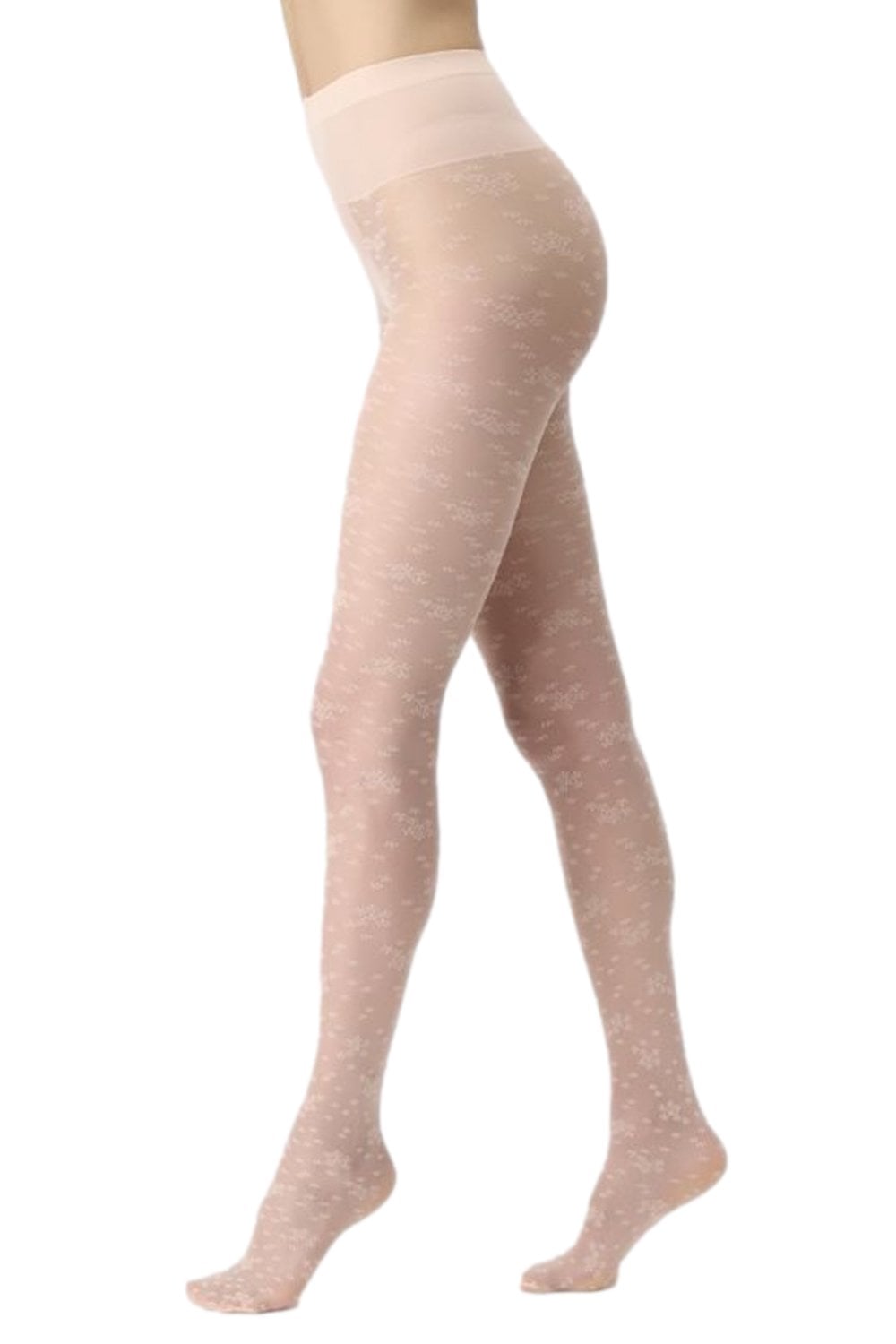 Blossom Patterned Tights