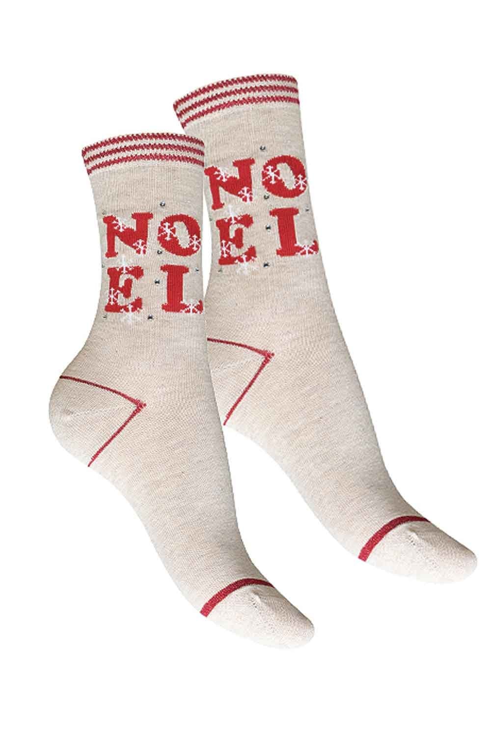 Noel Stud Christmas Socks CGBY