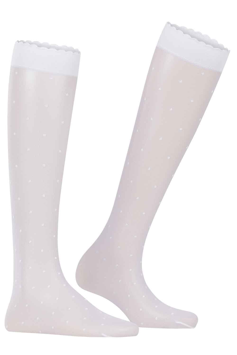 Polka Dot Knee High Socks 41852