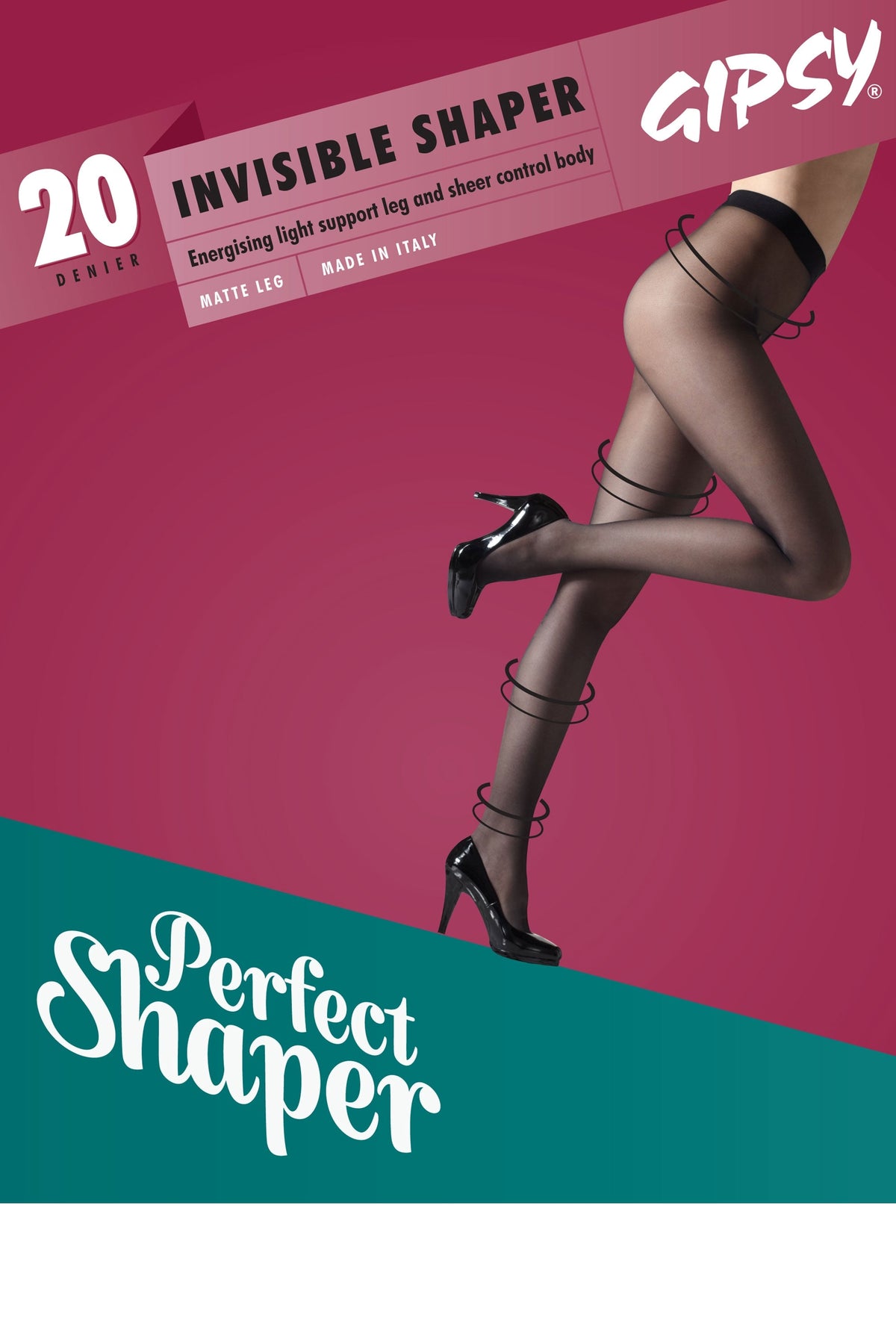 20 Denier Invisible Top Shaper Tights 1407