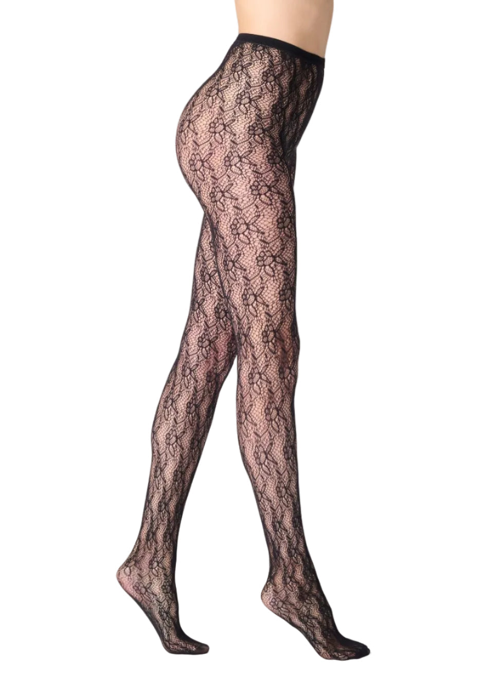 Rosy Net Lace Tights