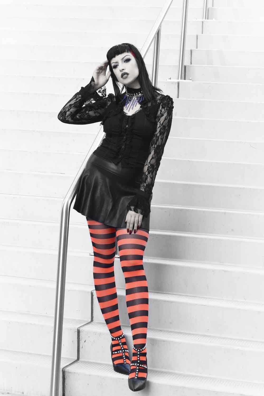 Twickers Striped Tights