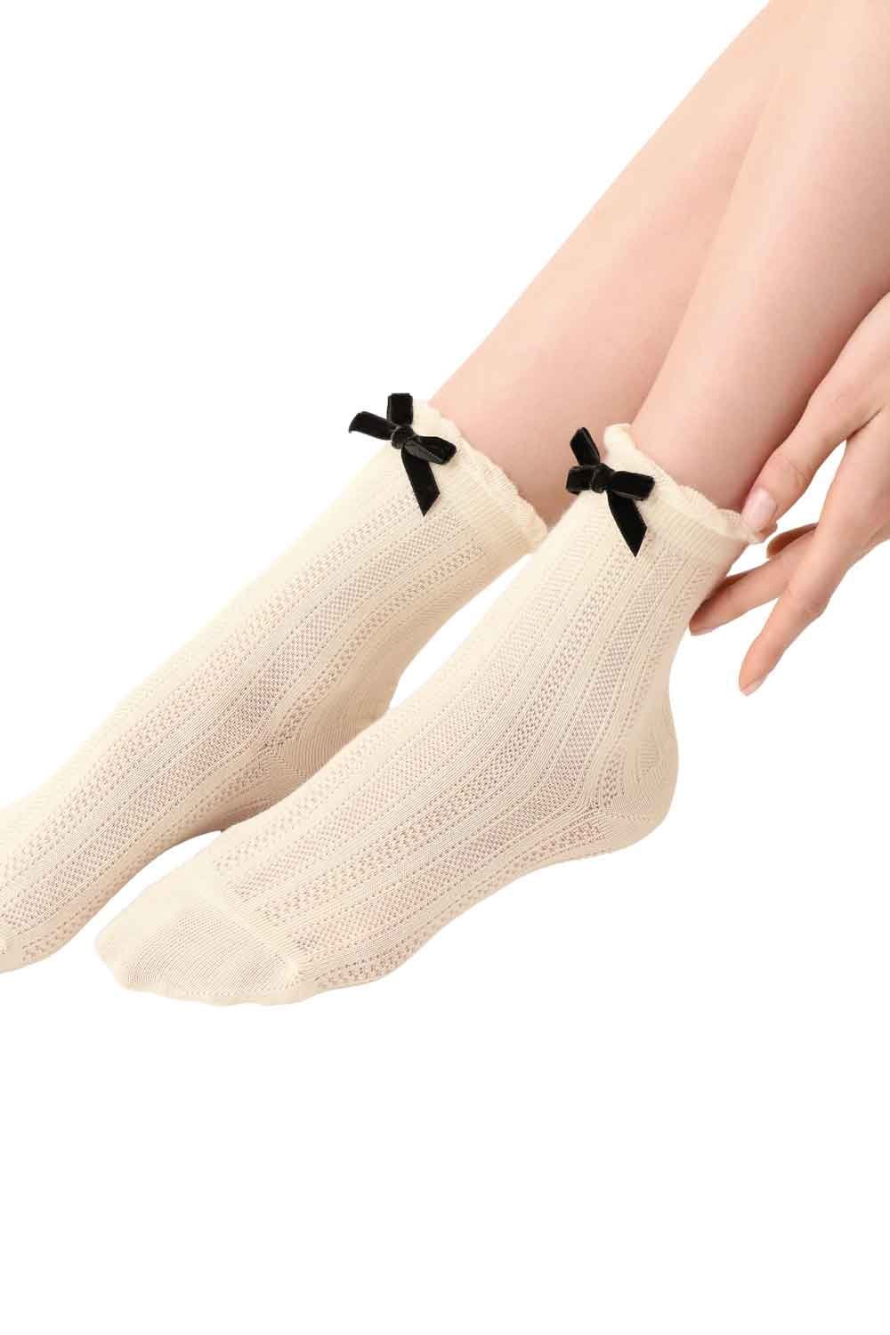 Papillon Opaque Socks