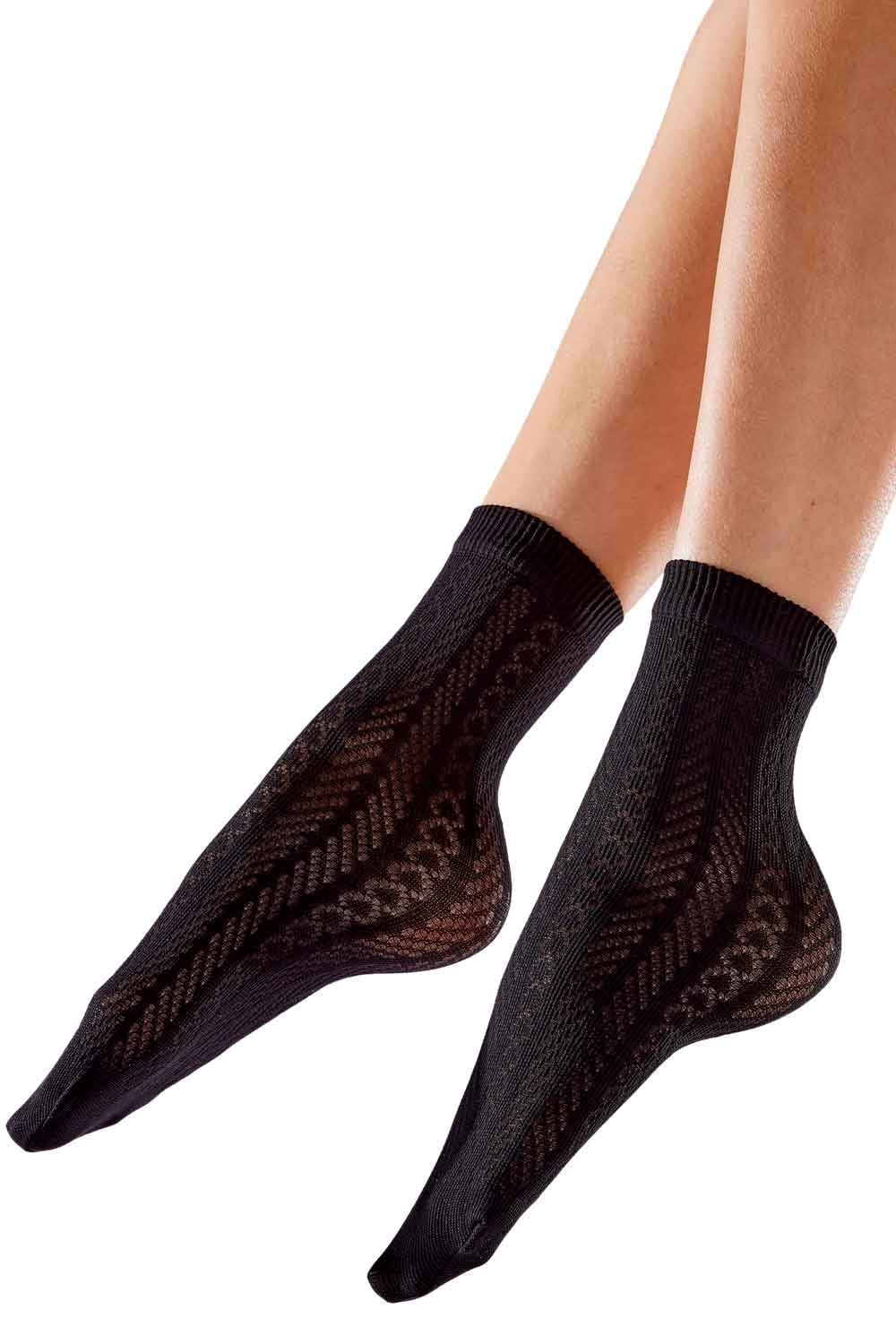 Textured Sheer Socks AYQ5