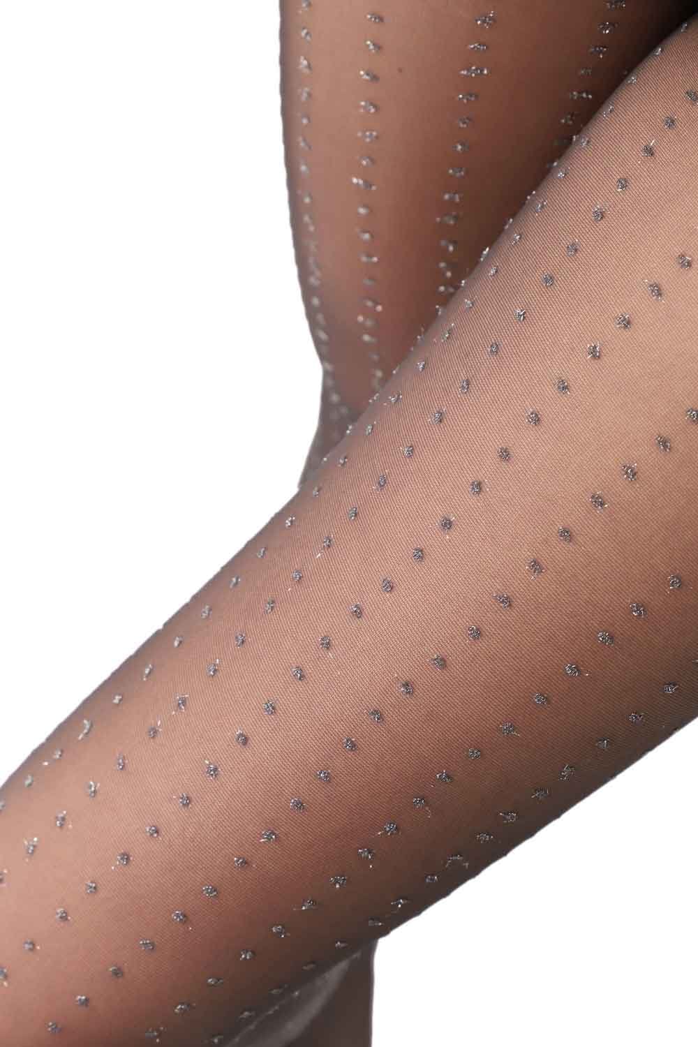Sparkly Glitter Dot Tights