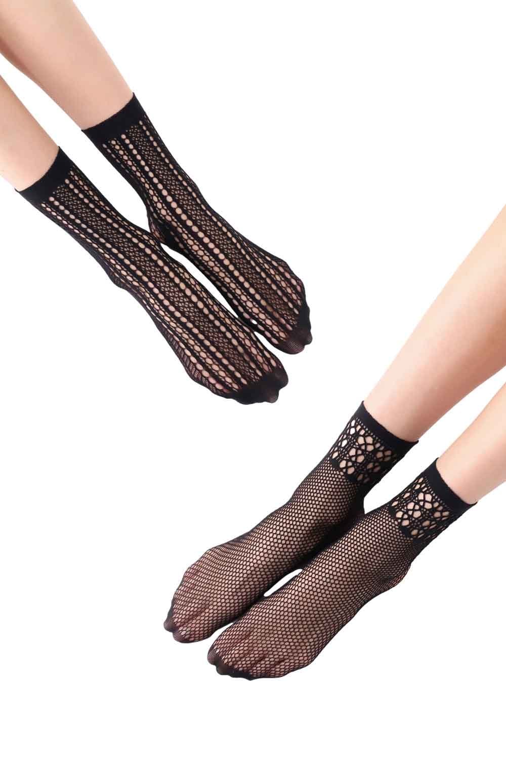 Twins Fishnet Socks 2PP