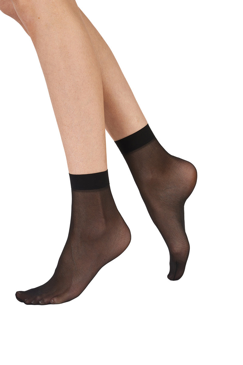Ultimate Sheer Luxury 15D Shine Ankle High Socks AVZ7