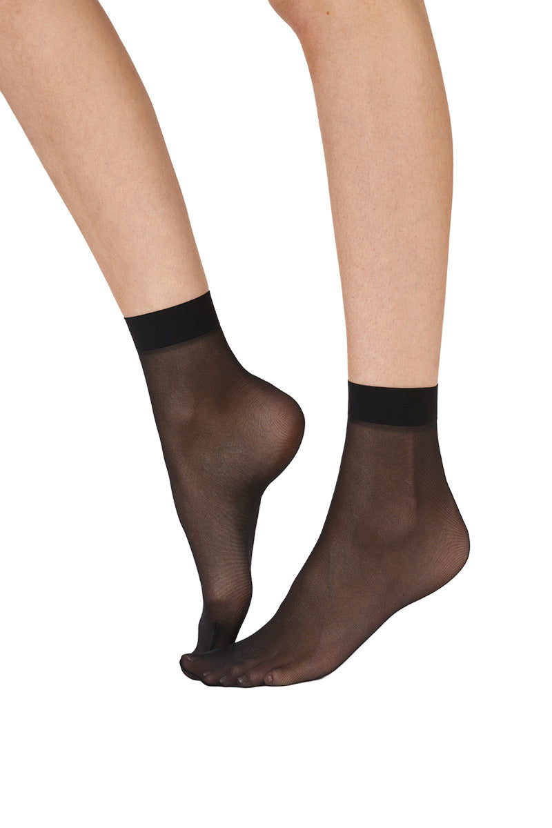 Ultimate Sheer Luxury 15D Shine Ankle High Socks AVZ7